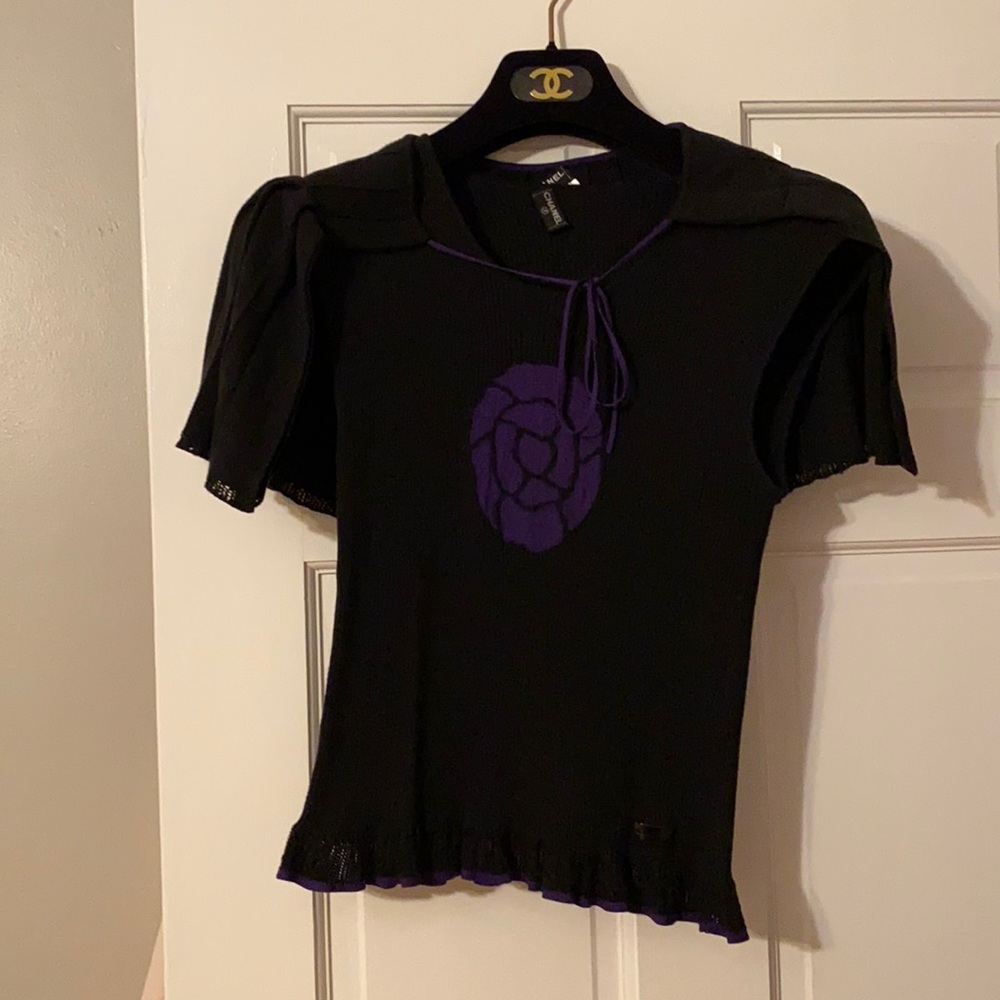 Chanel tank top with cape
